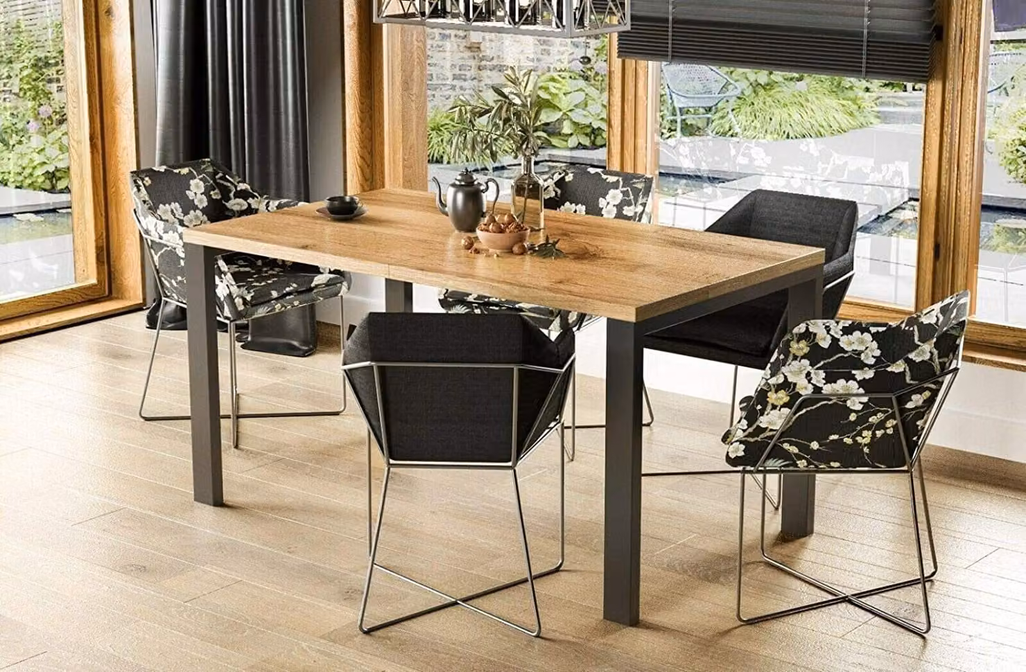 Tavolo pieghevole GARANT 80(170)x80 rovere wotan