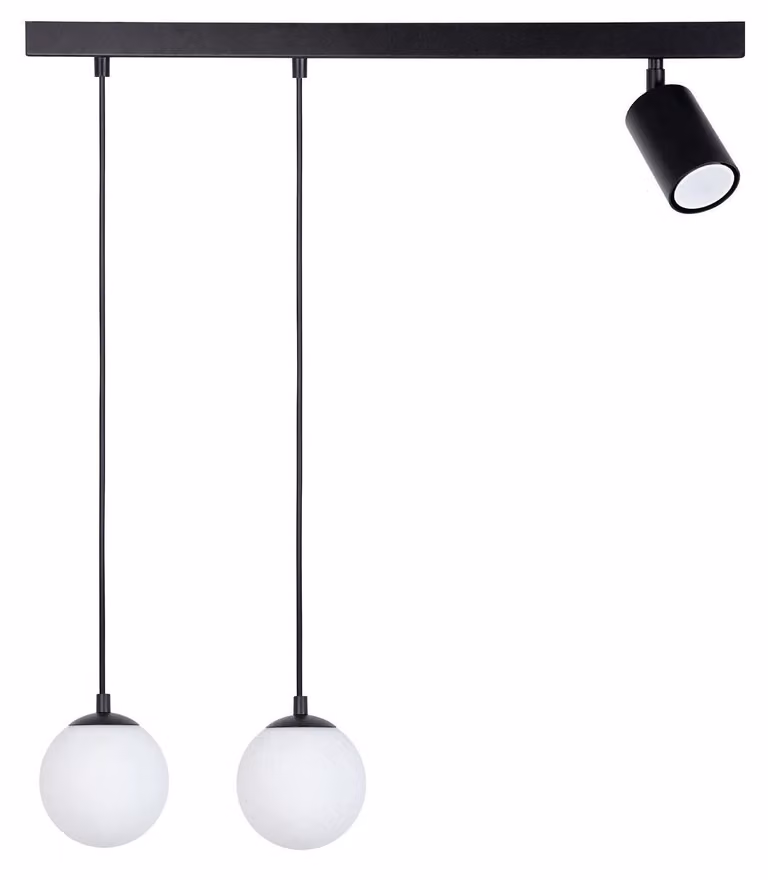Lampada a sospensione TAVIRA bianco e nero 3xG9x22W in metallo, dimensioni: 100x60x12 cm, IP20, Sigma Lighting