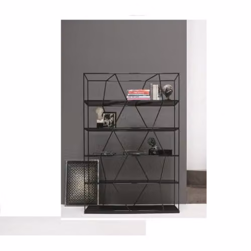 Libreria Lexington con struttura in acciaio laccato Bontempi Casa