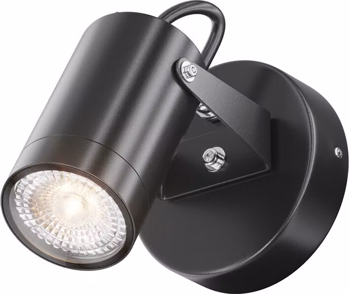 Lampada da esterno Maytoni SCOPE, GU10, IP65, nero, alluminio, max. 50 W, senza lampadina