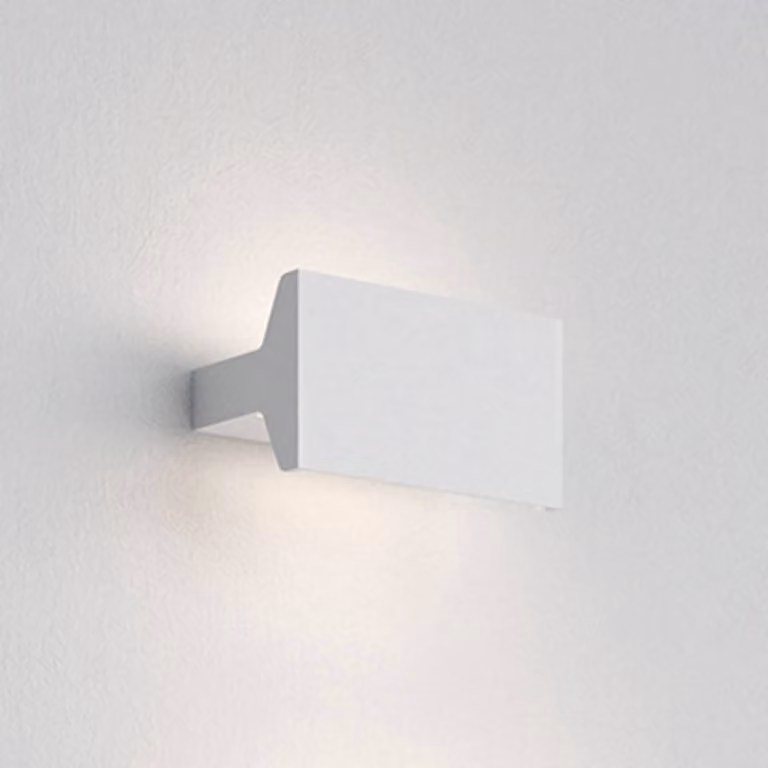 Rotaliana Applique da parete di design Ipe W1, dimmerabile, Bianco / Opale, Soggiorno / Sala da pranzo, Alluminio, Design, Applique