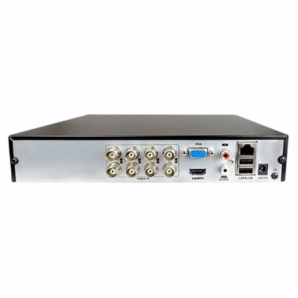 Registratore DVR Hikvision Hiwatch Series a 8 Canali 4 Mpx con supporto P2P Cloud e tecnologia AHD/HD/TVI/CVBS/TCP/IP, Colore Nero – 2