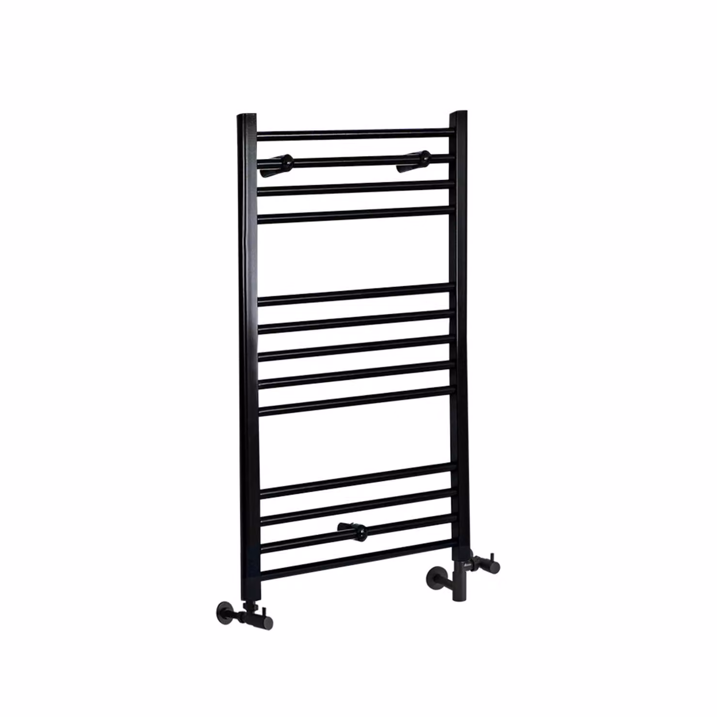 Scaldasalviette Misto Piatto - Termoarredo Bagno Nero - 1000 x 500mm - 390W - Nox