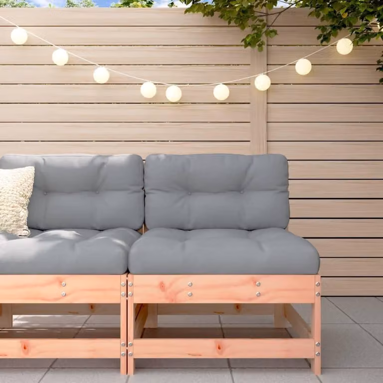 Panca da giardino Douglas, con schienale confortevole, robusta e durevole