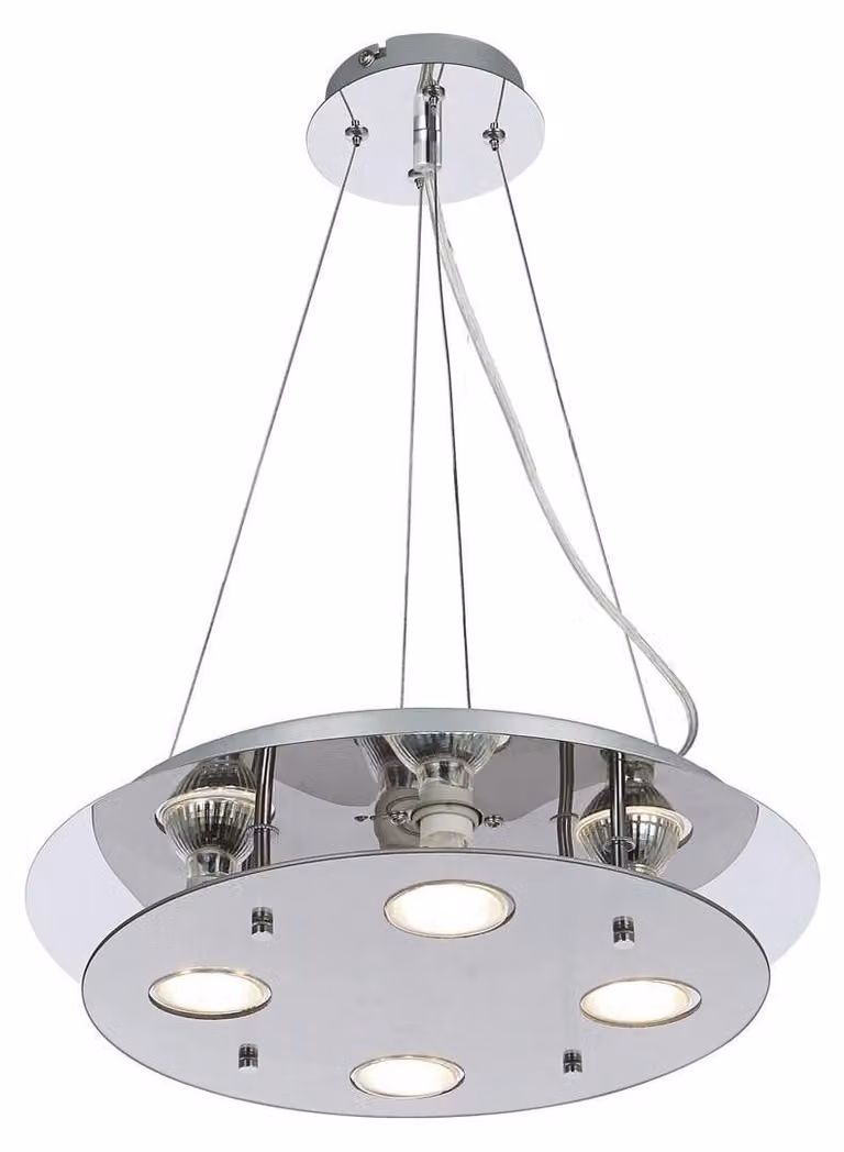 Rabalux 2647 Lampade a sospensione Naomi GU10 4x MAX 15 metallo e vetro color fumo