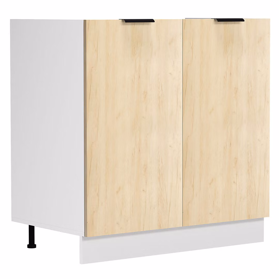 Lavatoio | Dimensioni ca. H. 82 x W. 80 x. T. 46 cm | Armadio a due ante | Mobili da cucina – Fasola
