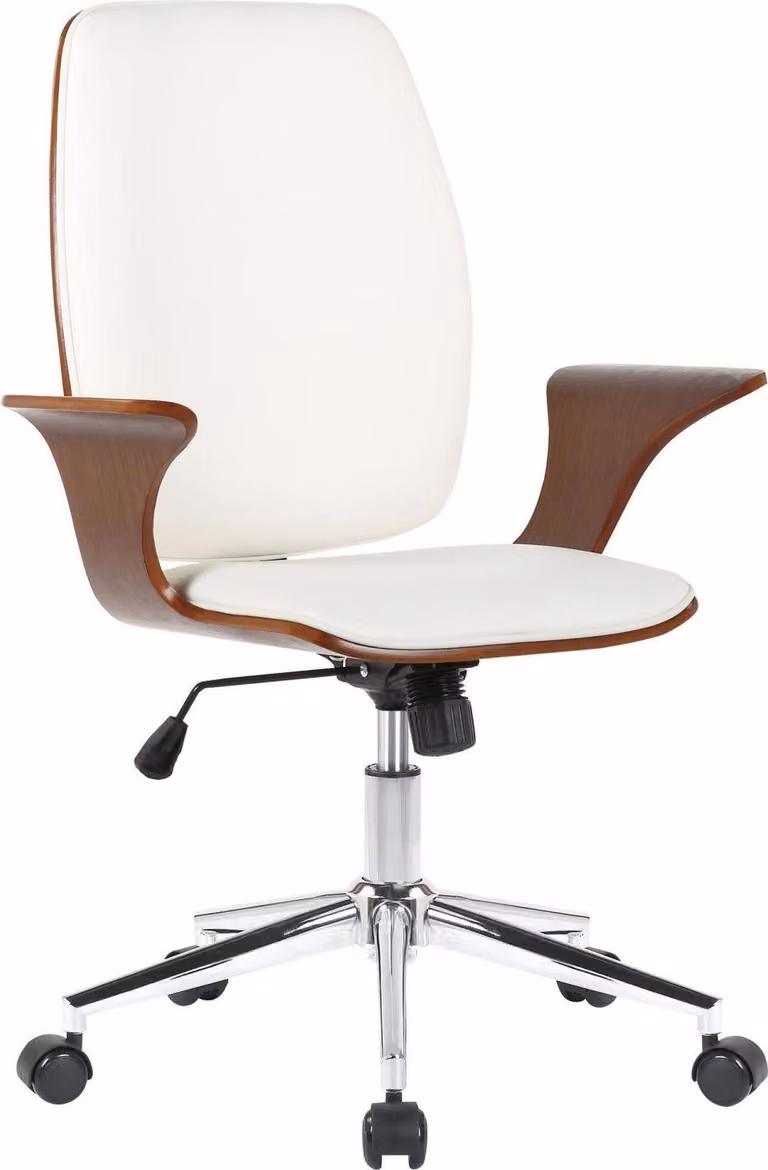 Elegante sedia da ufficio ergonomica - meccanismo reclinabile di alta qualità - Pelle finta o tessuto
