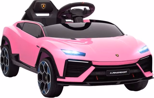 Auto Elettrica Lamborghini ¨C Xylo ¨C Rosa 12V con Telecomando per Bambini +3 Anni