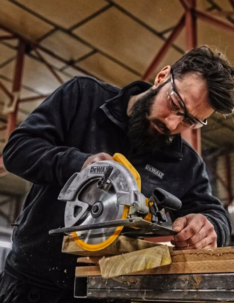 Sega Circolare da Banco DeWalt DWE560 Gialla 1350 W – 2