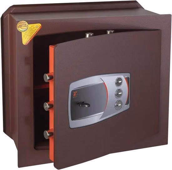 Serratura per porte scorrevoli con chiave e combinazione - 420 x 480 x 280 mm