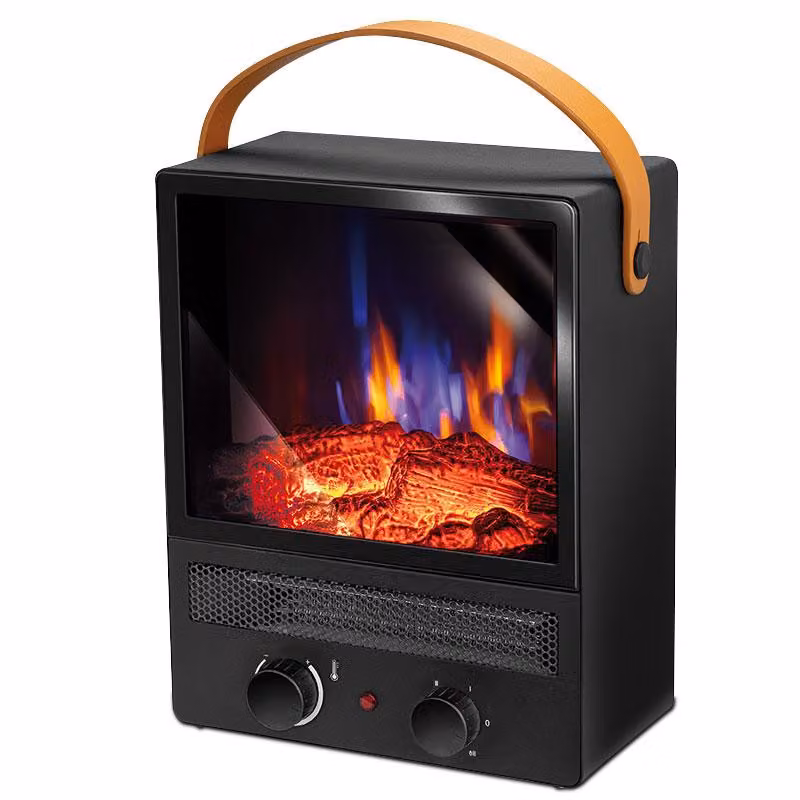 Caminetto elettrico Termoventilatore Riscaldatore elettrico MPM MEK-02 1500W