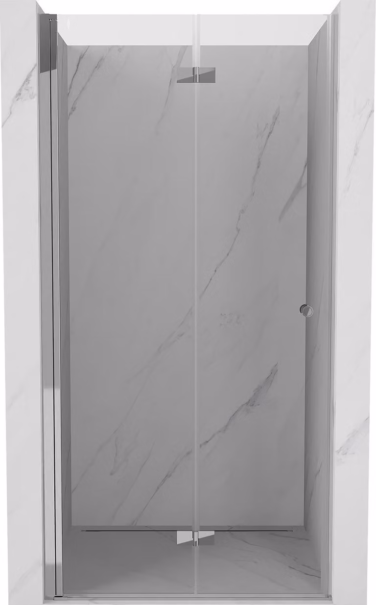 Mexen Mist-F porta doccia pieghevole sinistra 110 cm, trasparente, cromo - 8A6-110-000-01-00-L
