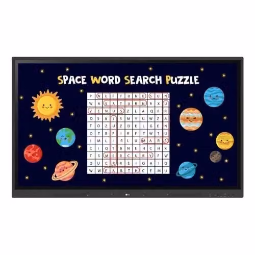 Lavagna interattiva LG Createboard 75 pollici 4K UHD Touch Screen Nero 75TR3DK-B.MUEQ con connettività USB, RF Wireless, Wi-Fi e Bluetooth – 2