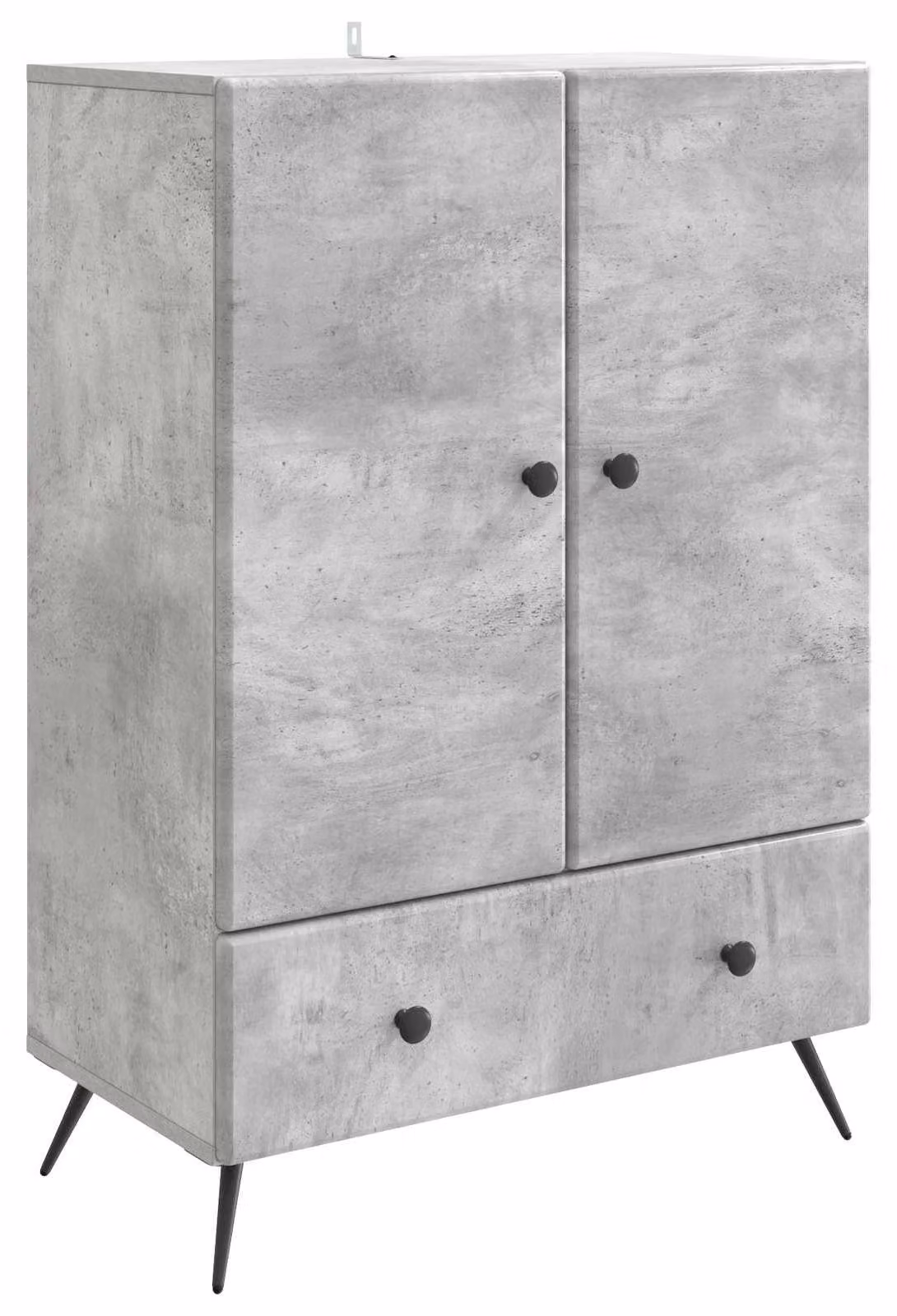 Credenza Grigio Cemento 66 x 34,5 x 95 cm Legno ingegnerizzato