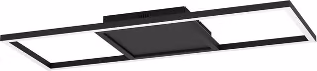 Plafoniera Moderna Eglo Calagrano-Z in Alluminio Nero con Luce LED Integrata 21W – 1