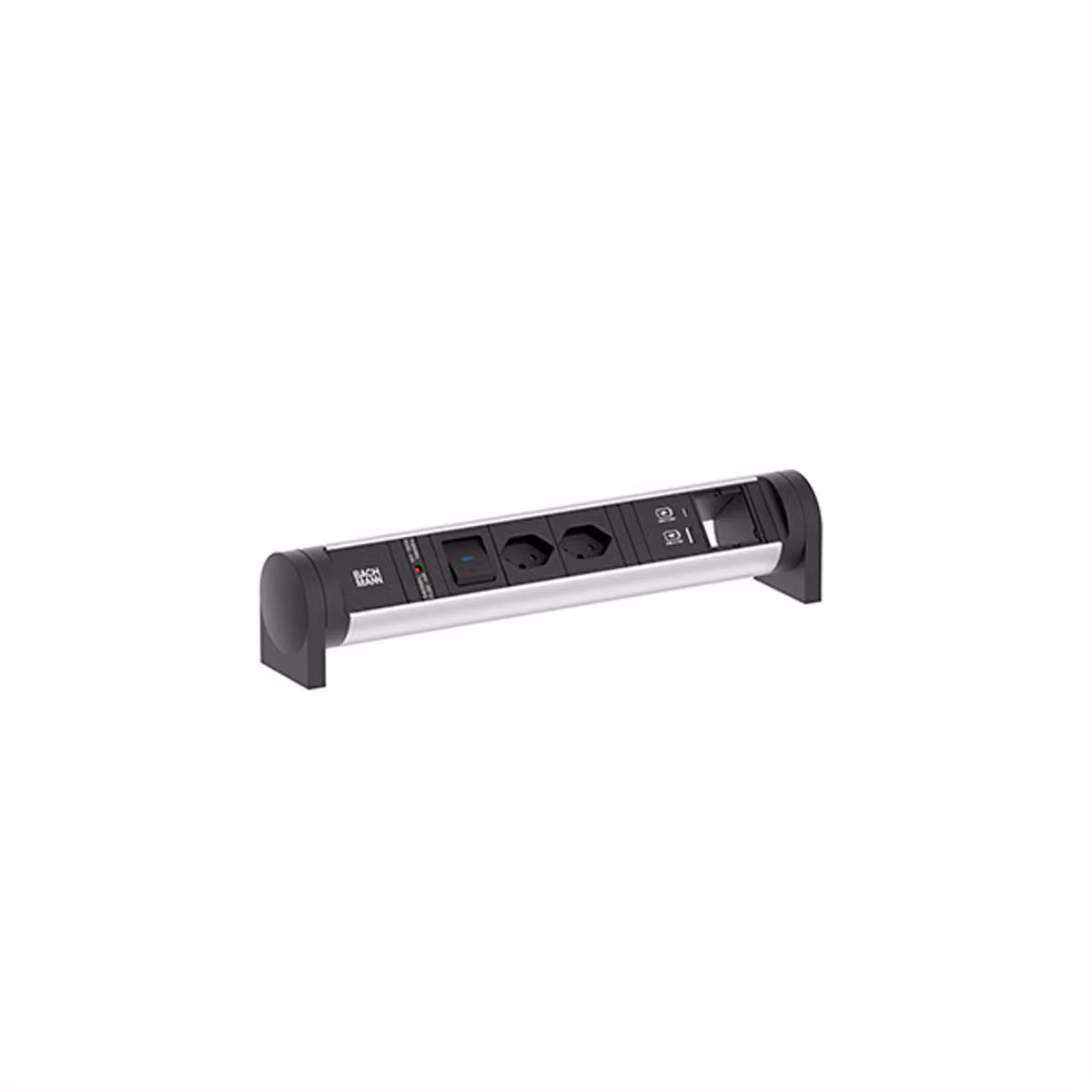BACHMANN CYCLE Desk 2xCH 1xinterruttore 1xCM 1xUSB A/C 22W 0,2m GST18