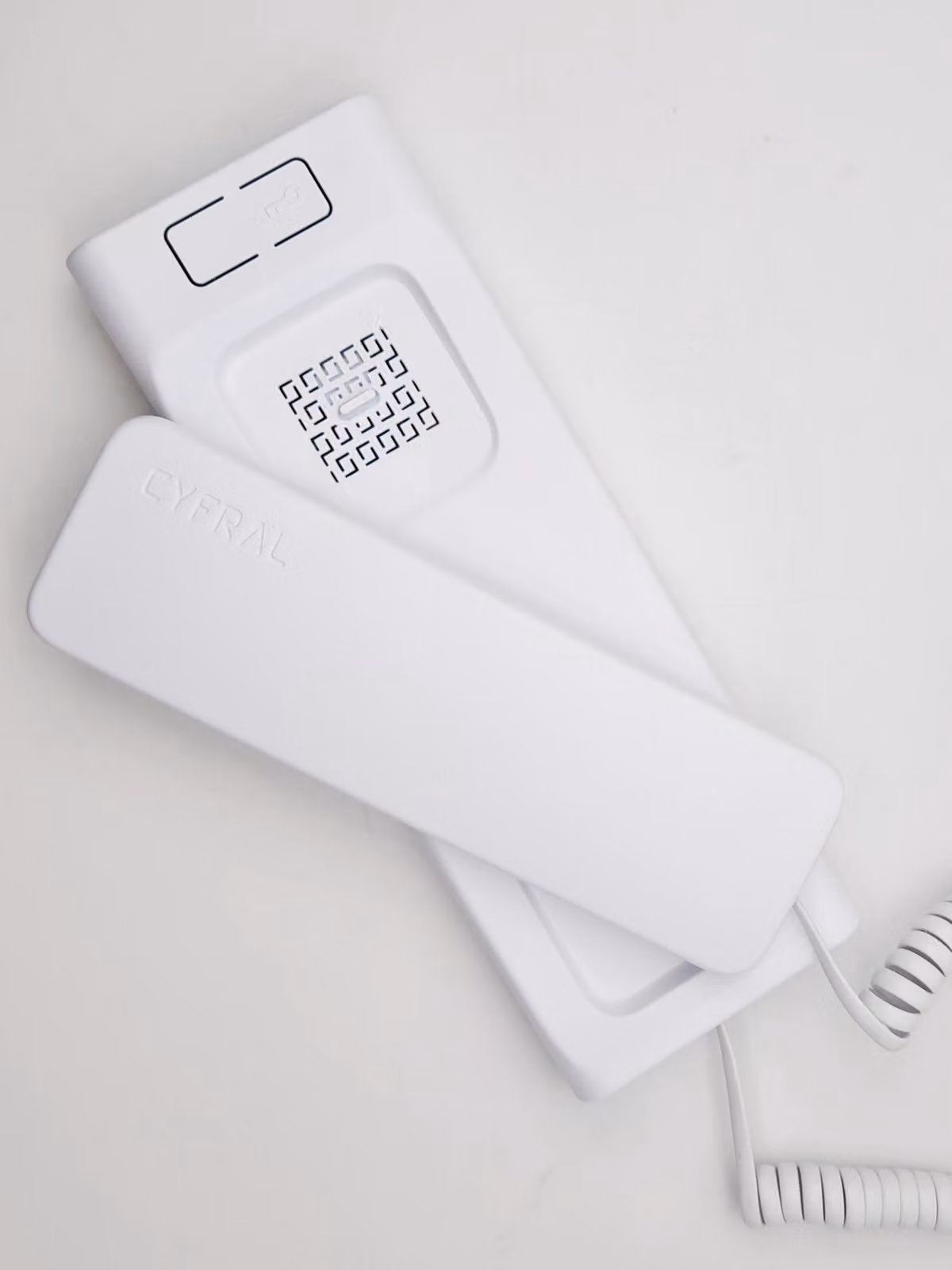 Citofono CYFRAL BALTIC 5P bianco a 4, 5, 6 fili
