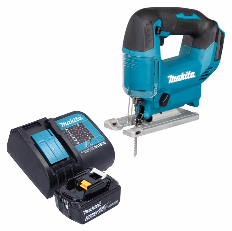 Seghetto alternativo a batteria Makita DJV 186 ST1 18 V + 1x batteria 5,0 Ah + caricabatterie