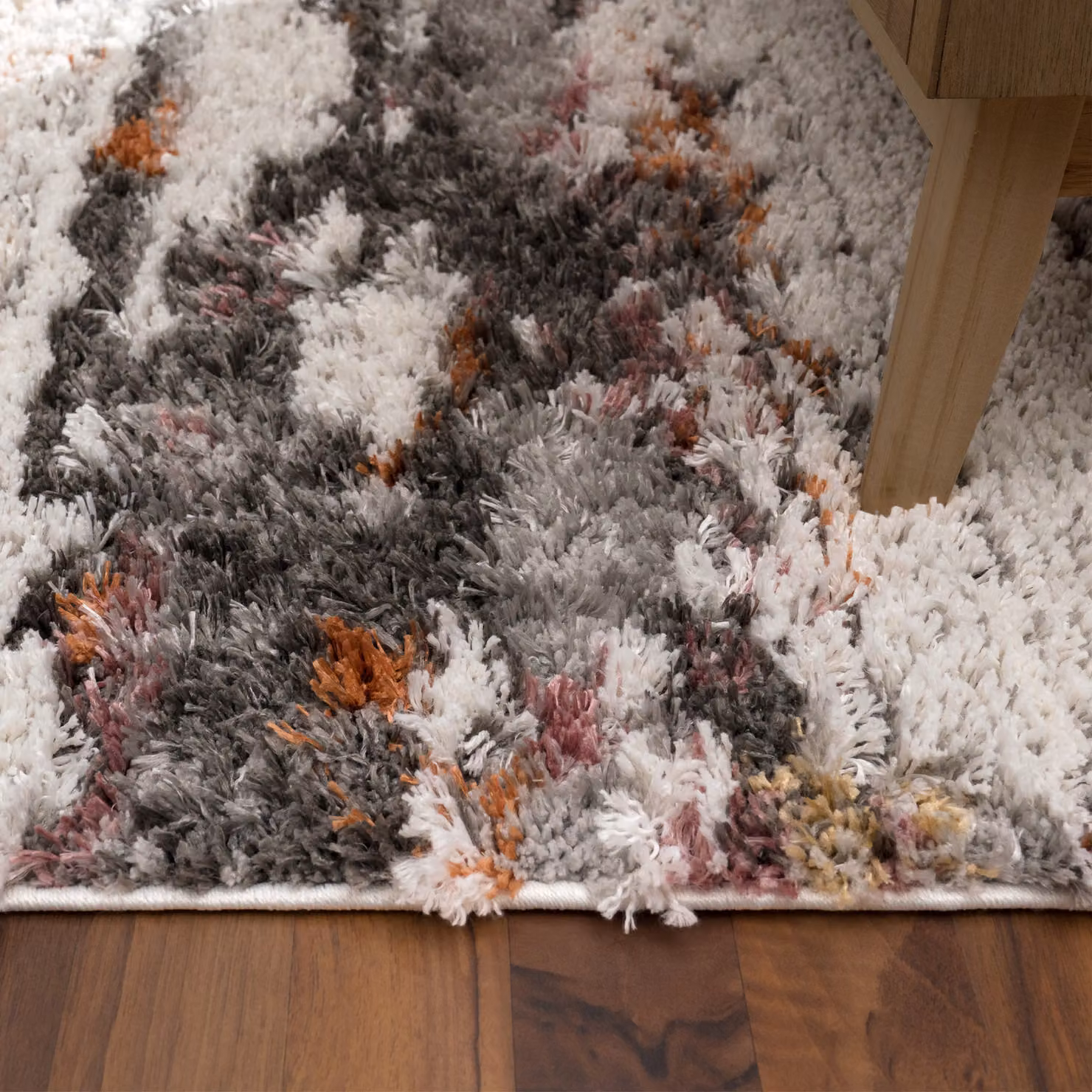 Tappeto a pelo alto Vincenta multicolore L: 140 cm, P: 200 cm – 3