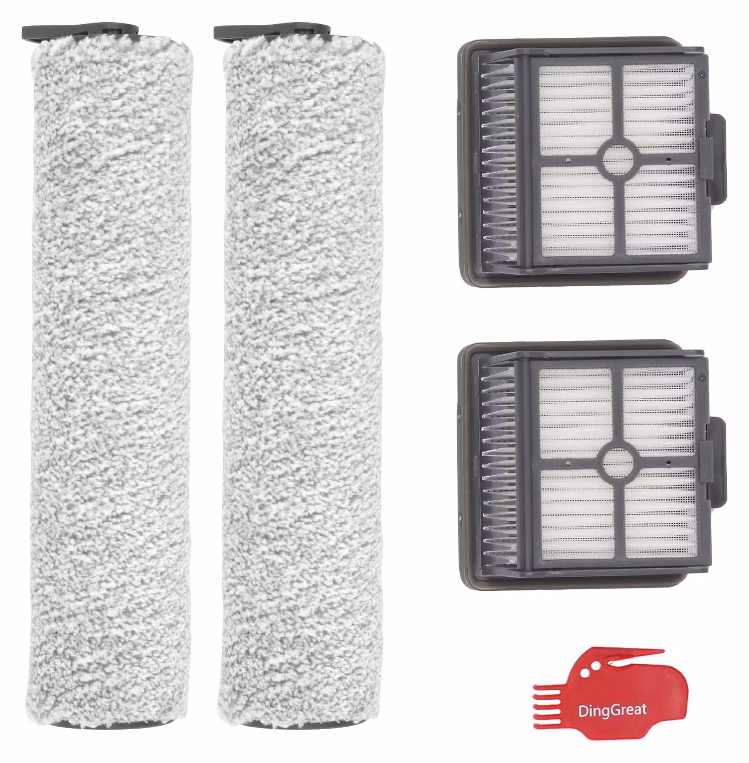 Set di accessori con 2 filtri HEPA e 2 spazzole principali, compatibile con gli aspirapolvere bagnati e asciutti H11 e H11 Max