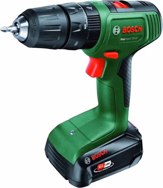 Trapano Battente e Avvitatore a Batteria Bosch EasyImpact 18V-40 Verde