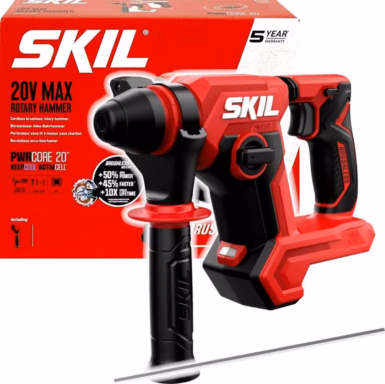 SKIL 3821CA Akku-Bohrhammer (Schrauben/Schlagbohren, Rechts-/Linkslaufschalter)