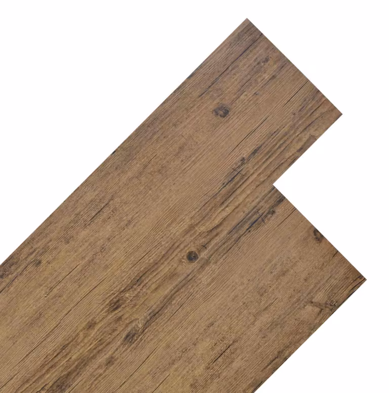 Tavole per Pavimenti 18 pcs Marrone Noce 5,26 m² PVC