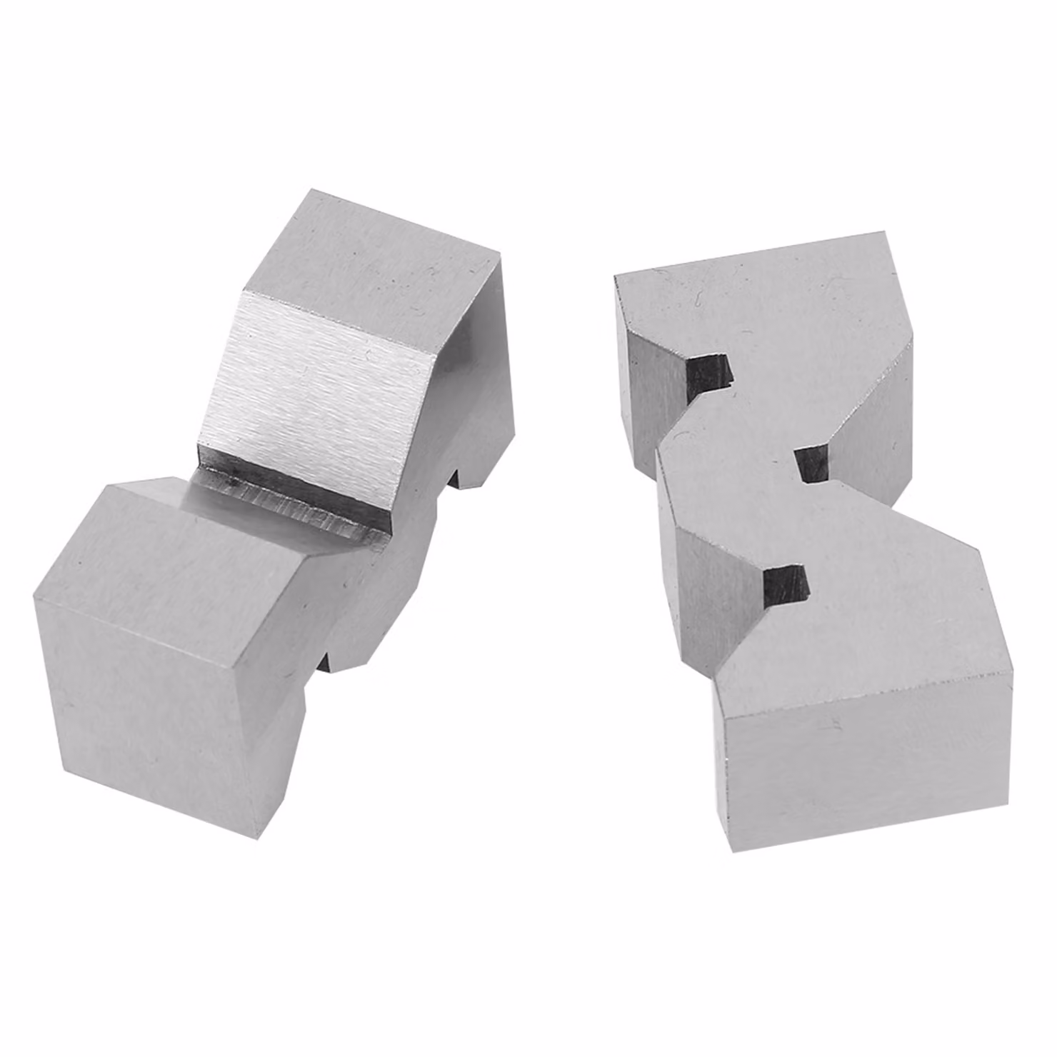2 pezzi di alta precisione Acciaio al carbonio M tipo V-block 50 mm per misure di piattaforma