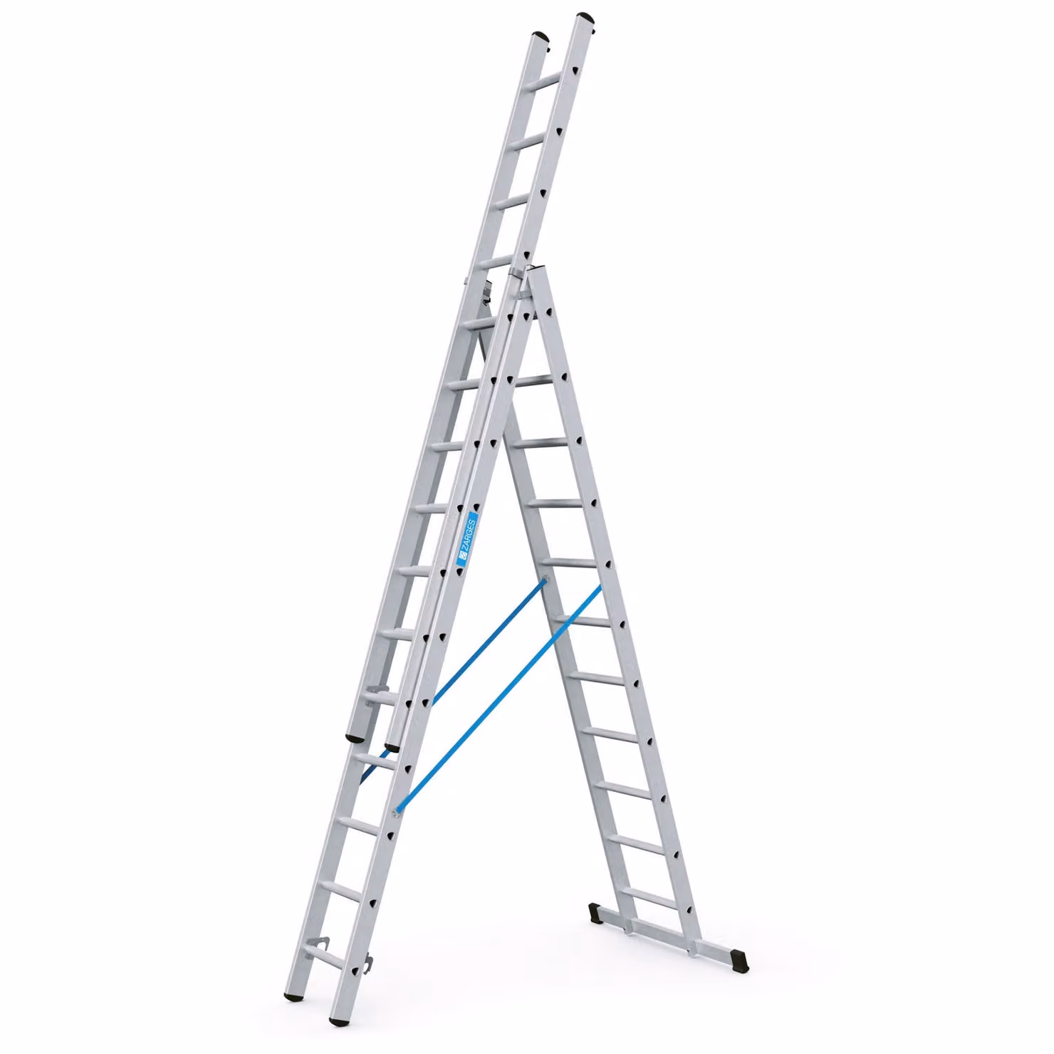 Scala multiuso a 3 sezioni Z2003 con 11 pioli