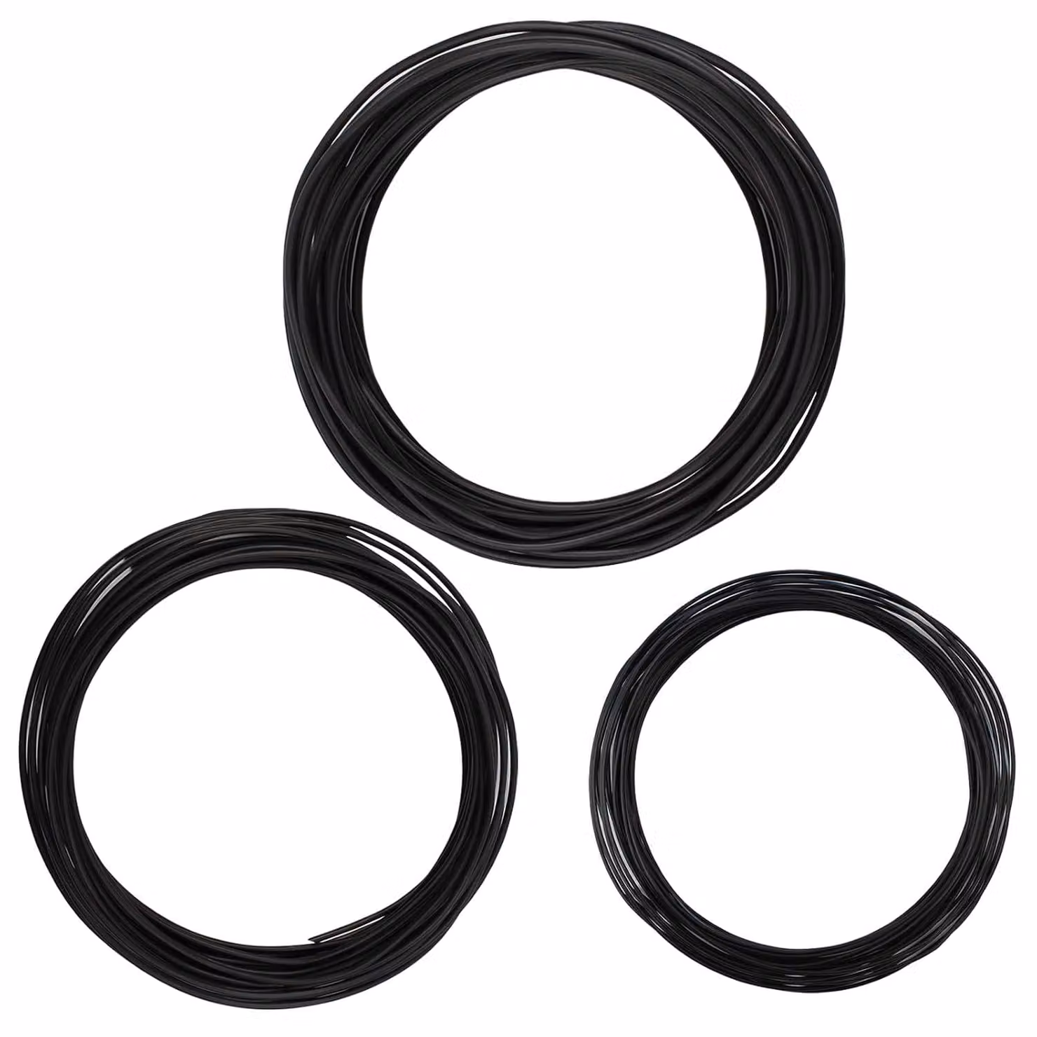 3 rotoli di filo di alluminio anodizzato per bonsai, adatti per piante e alberi, di diametro 1,0 mm / 1,5 mm / 2,0 mm, per un totale di 30 metri