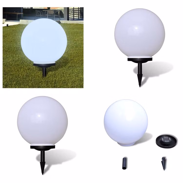 vidaXL Luce da sentiero LED 40 cm con picchetto a terra - Lampada da giardino - Lampade da giardino - Illuminazione esterna - Illuminazione esterna