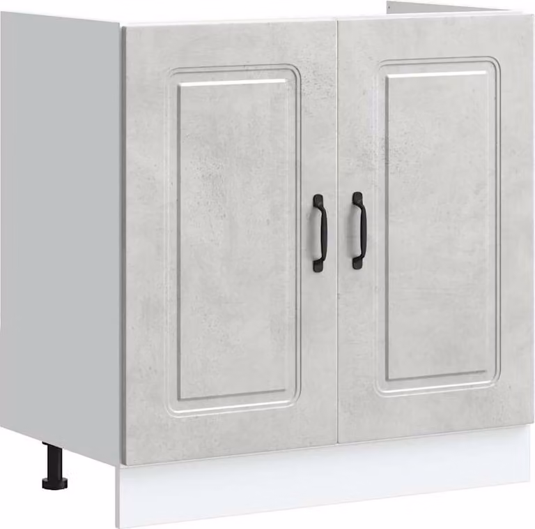 Mobile base lavello Kalmar Grigio Cemento 80x46x81,5 cm