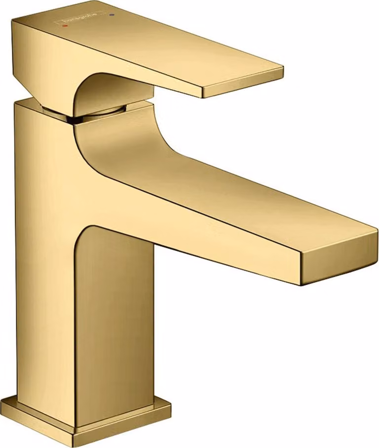 hansgrohe Metropol mitigeur monocommande pour lavabo 100, poignée, vidage par pression, pour lavabo à main, saillie 127mm, 32500990, 32500990