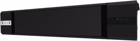 Lampada riscaldante per patio 116 x 15 x 5 cm nero Polaris riscaldatore elettrico a parete per patio giardino radiante supporto patio