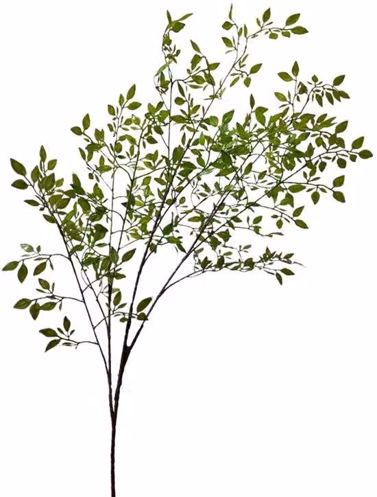 Rametto verde in bambù sintetico - Decorazione - 110 cm