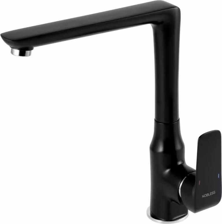 Miscelatore a leva per lavabo Novaservis Nobless Tina nero 38714,5