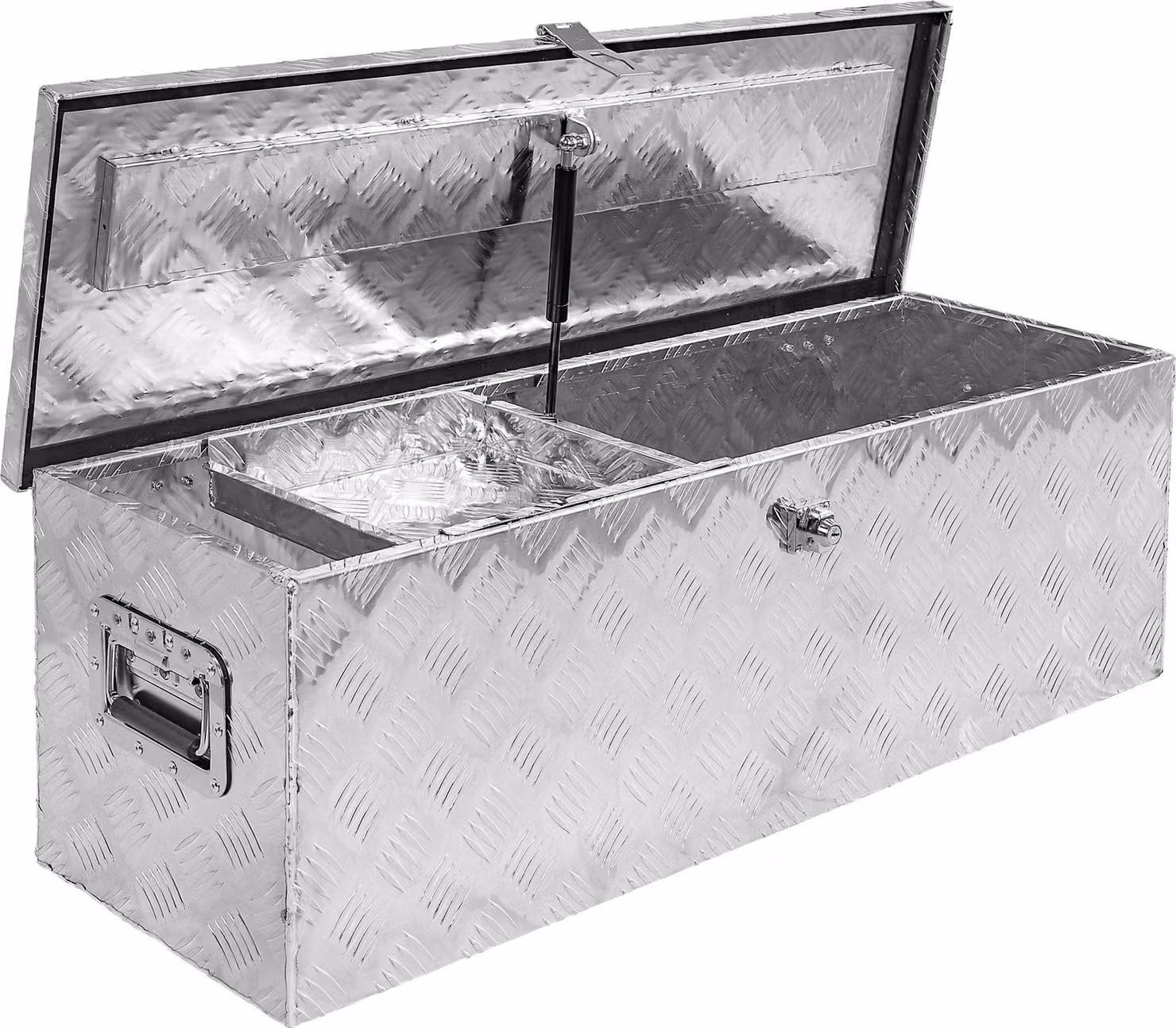 Set Trucky Truckbox D100 + cassetta porta attrezzi sospesa cassetta porta attrezzi per rimorchio cassetta in alluminio cassetta inserto cassetta inserto vassoio organizzatore