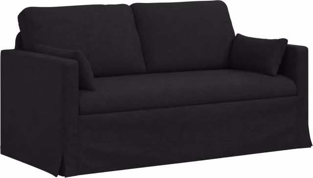 Divano | Divano da soggiorno | Sofa Nero 158 x 78 x 80 cm Tessuto