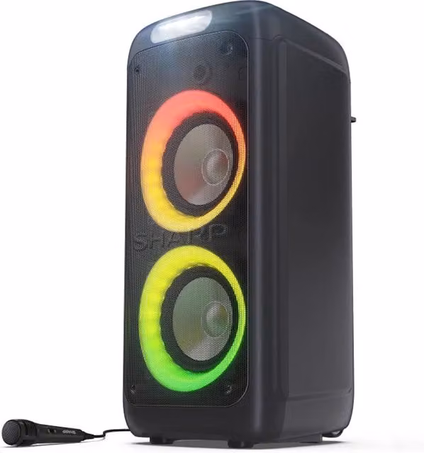 SHARP XPARTY STREET BEAT (PS-949) - SPEAKER BLUETOOTH PORTATILE TWS - 260W - USB - AUX - GIOCO LUCE LED RGB