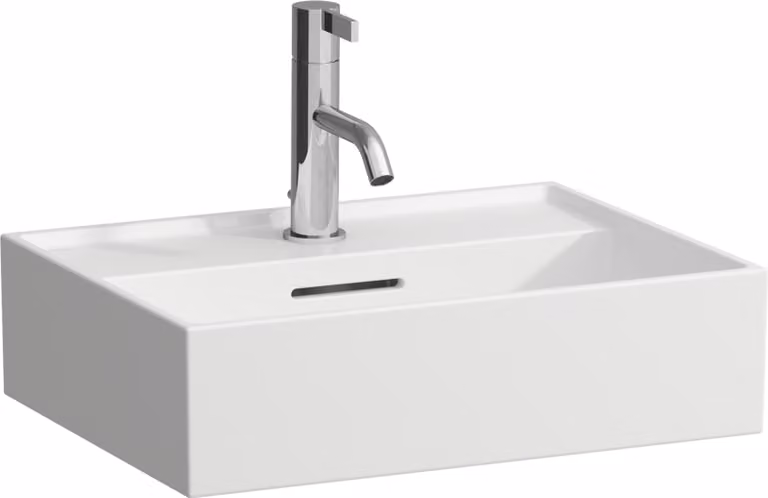 LAUFEN Kartell lavabo à poser, 1 trou pour robinet, avec trop-plein, 450x340mm, H8183307571041, H8183307571041