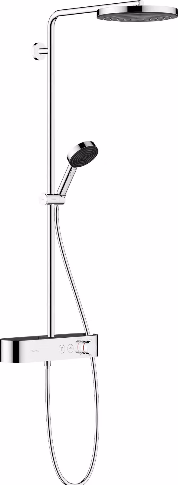 Set Pulsify S Showerpipe 260 di hansgrohe con soffione doccia, doccetta e ShowerTablet, 1 pz.