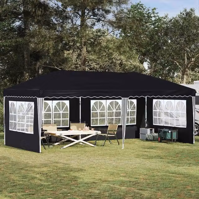 Tenda per feste a pop-up-Gazebo 575 x 289 x 245 cm Antracite