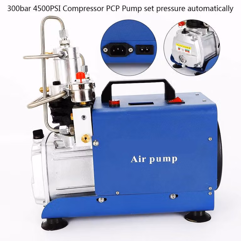 Compressore elettrico professionale - Compressore ad alta pressione - Pompa per bombole subacquee - Compressore d'aria industriale