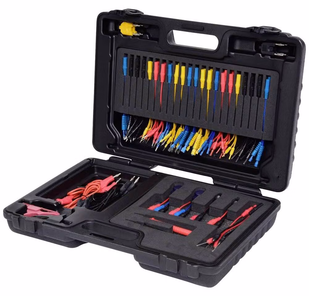 Set di cavi diagnostici e di test, 12/24V, 92 pezzi, per tecnici specializzati