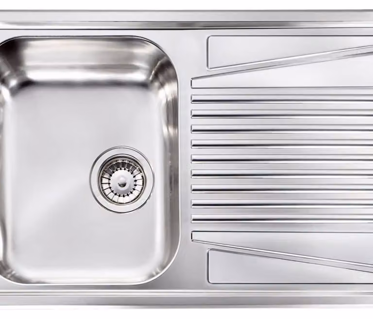 Plados Olympus Lavello montato su piano Rettangolare Acciaio inox