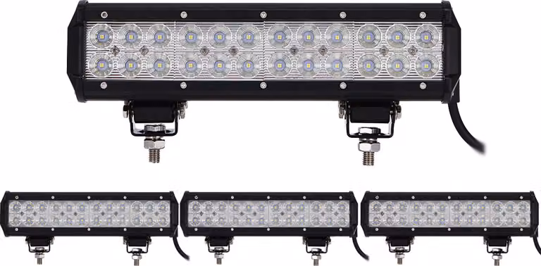 Greenmigo 4X 72W LED 7200LM 6000K 12V 24V Luce di lavoro Fuoristrada Proiettore riflettore IP67 Proiettore da lavoro