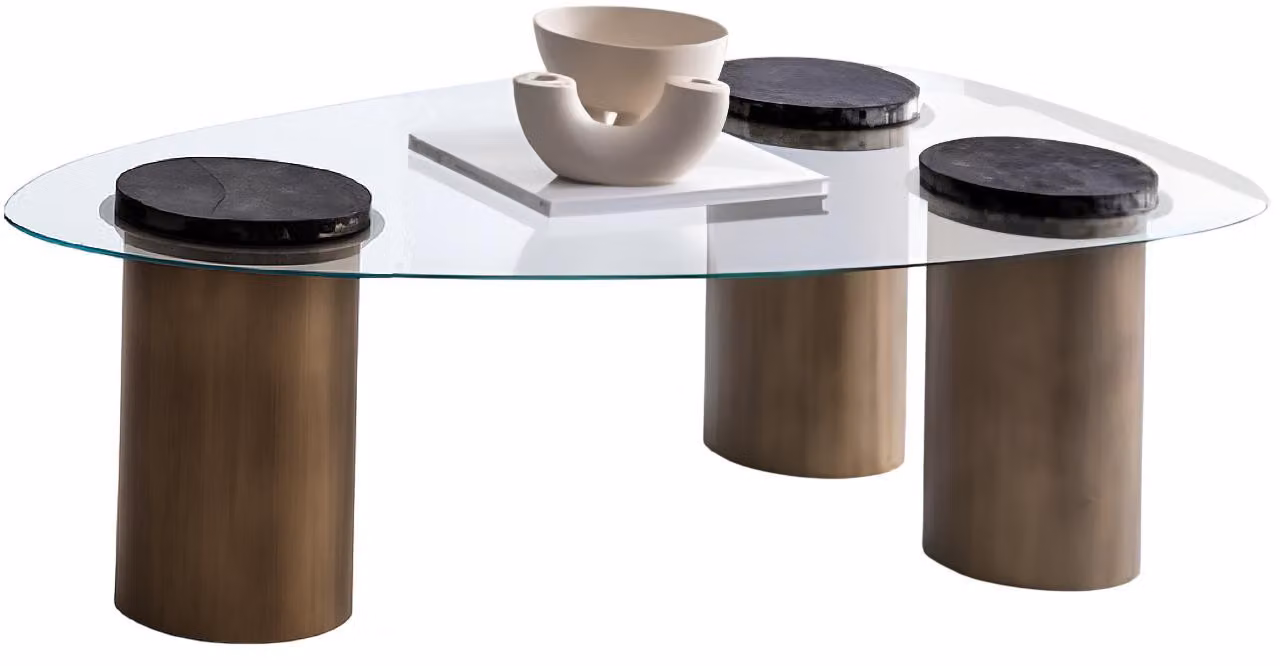 Wohnzimmer Transparenter Couchtisch Edle Ablagetische Kaffeetisch