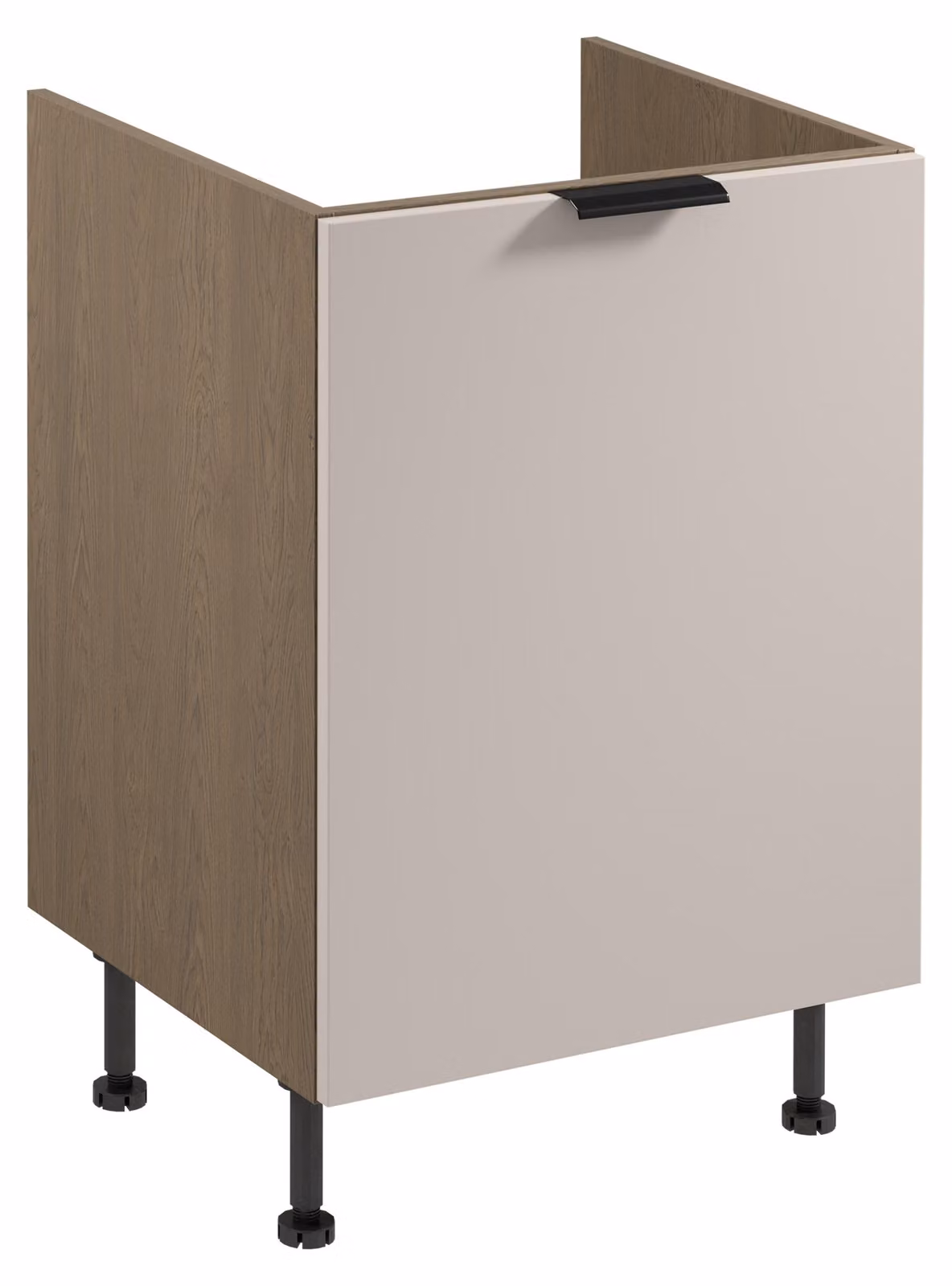 Mobile sottolavabo SALERNO - larghezza 60 cm, blu tempesta/beige + pattumiere GRATUITE