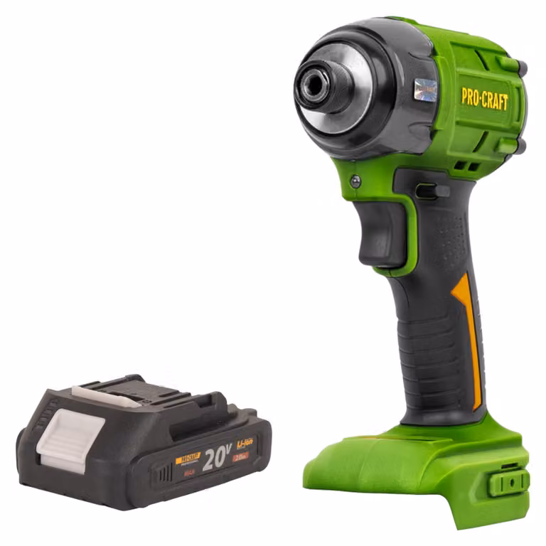 Avvitatore a impatto a batteria Procraft PS22bb 20 V 230 Nm 1/2" Brushless + 1x batteria 2,0 Ah - senza caricabatteria