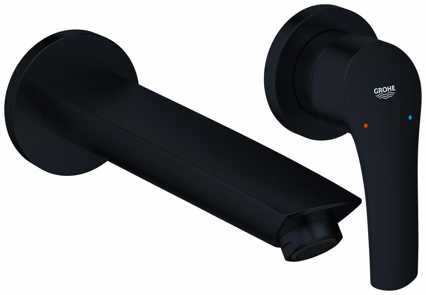 Grohe Eurosmart mitigeur de lavabo 2 trous, montage encastré, saillie 209mm, sans garniture d'écoulement, 293382433, 293382433